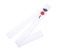 DECHOUS Headband Accessory in and Doing Sports Decorative Exercises for Style Breathable Cotton Karate with Sweat Absorption Smooth Feeling, Japanese Portable White Chef
