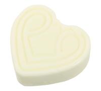 DECHOUS Heart Shaped Moisturizing Soap Bar with Exfoliating Cream for Face Wash, Light Green Handmade Soap for Home Use and Caring for Loved Ones