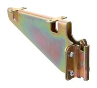 DECHOUS Heavy Duty Galvanized Steel E Track Fixed Shelf Brackets with Easy Installation and Reliability for Environments Including Warehouse Storage and Trailer Shelving Support