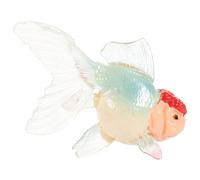 DECHOUS High-detail Simulation Fish Figurine Plastic Model for Educational Play and Home Aquarium Decor Realistic Artificial Goldfish for Cognitive Development and Decoration