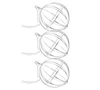 DECHOUS Hummingbird Nesting Material Holder Basket 3pcs Stainless Steel with Space Saving Design and Easy Maintenance for Wild Birds for Suitable for Outdoors and Balconies
