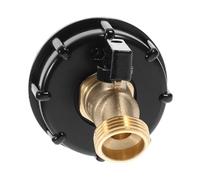 DECHOUS IBC Tote Fitting Brass Garden Hose Connector Replacement Valve Fittings for IBC Tank and 275-330 Gallon Water Buckets