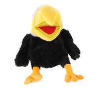 DECHOUS Interactive Plush Owl Hand Puppet Soft Cartoon Animal for Role Play Storytelling and Educational Fun Home and Kindergarten