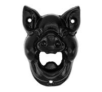 DECHOUS Iron Pig Head Bottle Opener Wall-Mounted Beer Opener Stylish Drinking Accessory for Bar