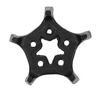 DECHOUS Iron Trivet Tea Pot Holder Stand Five-Pointed Star Shape Heat Insulation Teapot Rack Concise Design Suitable for Meeting Rooms Protects Desktop