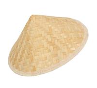 DECHOUS Kids Chinese Straw Sun Hat, Lightweight Khaki Sun Protection | Traditional Rice Hat Style, Comfortable Fit, Wall Hanging Decor, Suitable for Children, Decorative Use