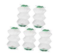 DECHOUS Lantern Mantles for Gas Lamps 5Pcs, Three-Layer Woven Polyester Mesh with Dual Iron Clips, Outdoor Camping Light Covers Compatible with Propane Lanterns