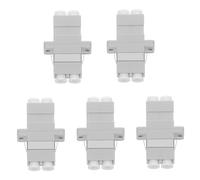 DECHOUS Lc Fiber Optical Adapter in Fiber Networks and Adapter Flange Coupler with Split Design 5pcs for Stable Signal Transmission and Faster Data Transfer Rates and Data Centers
