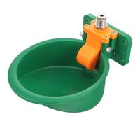 DECHOUS Livestock Automatic Waterer Plastic Drinking Bowl for Cattle Sheep Pigs with Smooth Safety Edges for Outdoor Farm Use