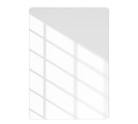 DECHOUS Magnetic Makeup Mirror Acrylic Sheet 7X5In Unbreakable Compact Design for Classroom Locker Bathroom and Office Use with Rounded Edges