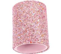 DECHOUS Makeup Brush Storage Bucket Decorative Makeup Brush Case Plastic Portable Not Easy to Crack Or Deform Pink Appearance Delicate Design Glitter Unique Chic for Vanity and Bathroom