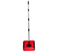 DECHOUS Manual Hand Push Floor Sweeper with Adjustable Height and Brush Rolls, Non-electric Carpet Cleaner for Efficient Pet Hair and Floor Cleaning at Home, Made of Sturdy Pp