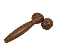 DECHOUS Massager to Roller Face Balls Portable Wooden Dual Excess, Wenge Material, Reduces Fat Anytime Slim and Firm for Neck Back Suitable Use Skin