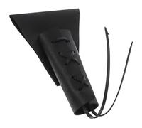 DECHOUS Medieval Style Pu Leather Sword Frog Sword Holder for Cosplay Events and Historical Reenactments Comfortable Carrying Stage Performance Black