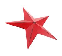 DECHOUS Metal Five-Point Star Wall Hanging Ornament for Home and Garden Decorative Iron Wall Sculpture Indoor and Outdoor