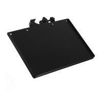 DECHOUS Microphone Sound Card Tray Microphone Stand Black Abs Metal Sturdy Comfortable Workmanship for Lectures and Speaking