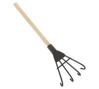 DECHOUS Mini Sand Rake Tool for DIY Micro Landscape and Home Decor Small Rustic Iron Rake Accessory for Gardening Multi-functional Altar Ornament and Sand Table Decoration