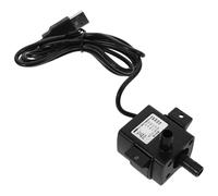 DECHOUS Mini Silent Submersible Fountain Pump for Pets Square Compact Design with Plastic Rotor Easy Installation Replacement for Cat Water Dispenser Supports Fresh Flowing Water and