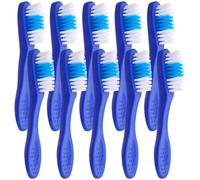 DECHOUS Mini Toothbrushes 10 Pack Small Soft Bristle Oral Cleaning Brush Portable Size for Psychiatrists and Prison Use