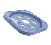 DECHOUS Movable Gas Tank Holder with Thickened Reinforced Bottom and Stainless Steel Frame, Plastic Gas Bottle Trolley with Wheels for Family Kitchens and Restaurants