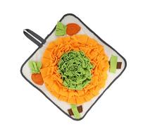 DECHOUS Multi-functional Polar Fleece Dog Snuffle Mat for Foraging and Slow Feeding Interactive Nosework Training Cushion for Puppies and Dogs Washable Pet Game Pad to Encourage Snack