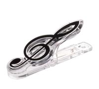 DECHOUS Music Note Clips Piano Score Holders Sheet Music Page Clips Sturdy PP Material Keeps Pages Open