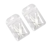 DECHOUS Nail Fiber Paper Tape for Creating Natural-looking Random Color White for Nail Extension 2 Bags Sanitary Fiber Material for Manicure for Art Experts and Learners