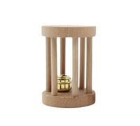DECHOUS Natural Wood Pet Chew Beige for Hamsters and Rats Molar Care and Sound Making Features Small Animal for Exercise and Teeth Cleaning