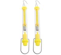 DECHOUS Newton Force Scale Cylinder 2pcs 10N Capacity Metal Portable Equipment for Physics Experiments and Mechanics Teaching