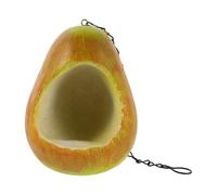 DECHOUS Outdoor Hanging Bird Feeder Pear Shaped Bird Food Holder Large Capacity for Finch Sparrow Parakeet Parrot Suitable for Garden Patio Balcony Tree