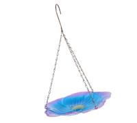 DECHOUS Outdoor Hanging Bird Feeder Tray Made of Sturdy Iron with Smooth Surface and Easy to Clean Design, for Feeding Birds and Hummingbirds in Your Garden Or as A Charming Hanging