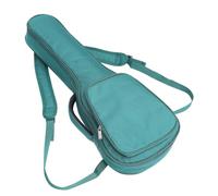 DECHOUS Padded Ukulele Gig Bag 26/27 Inch Thickened Plus Canvas Four Strings Ukulele Carrying Case with Shoulder Straps Portable Green for Travel and Performance