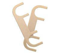 DECHOUS Pair of Copper Speaker Terminal Bar Connectors 4-Position Jumper Plates with Compact Size for Speaker Build Terminal Strip Use in Home Audio Systems