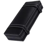 DECHOUS Pen Case Ink Pen Box Pu Material Stylish Simple Black Protective Multi-Function for Souvenir Packaging Suitable for Students