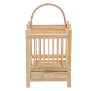 DECHOUS Pet Cage Insect Observation Box Wooden House Bamboo Critter Keeper Bug Cage for Insect Breeding Boys and Girls