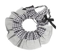 DECHOUS Pet Plaid Dress for Small Dogs and Cats, Breathable XS Puppy Skirt with Striped Pattern, Spring Summer Pet Party Outfit and Wedding Apparel