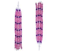 DECHOUS Pink Handlebar Streamers Plastic Tassels for Bikes and Scooters 2pair that Fly and Dance the Wind, Fun Bike Decoration Accessories as Birthday
