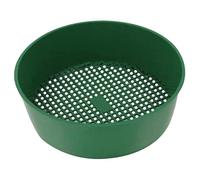 DECHOUS Plastic round Garden Soil Sifter Lightweight Portable Soil Sifting Pan with Filtering Sand and Sifting Rocks Features for Outdoor Use and Planting Suitable for Beginners and Little
