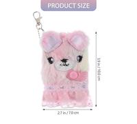 DECHOUS Plush Cat Skirt Shaped Notebook Cute Plush Diary for Cartoon Student Stationery High Durability for School and Travel for Planning and Organizing