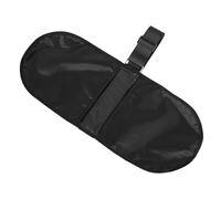 DECHOUS Portable Discus Bag Black Canvas Storage Pouch with Spacious Interior and Easy to Store Design for Handheld Transport in Athletics Training and Competitions