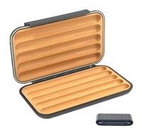 DECHOUS Portable for Outdoor Gatherings and Office Use Cedar Lined Cigar Humidor Travel Case with Waterproof Abs Body, Sealed Insulated Structure, and Smooth Opening