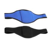 DECHOUS Portable Mic Belt Case with Absorbent Sports Waistband and Adjustable Strap, Microphone Carrier for Fitness Instructor Use and Theatre Presentations, Navy and Black Pouch Set