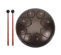 DECHOUS Portable Steel Tongue Drum Percussion Instrument for Beginners Adults 6" Full-Scale Music Enlightenment Cultivating Musical Literacy