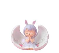 DECHOUS Prayer Figurine Resin Doll Designed Birthday Cake Adornment Praying Angel Model Adorable Cake Ornament Car Delicate Decor for Home Decor and Doll Accessories