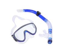 DECHOUS Professional Snorkel Mask Set for Adults with Tempered Glass Wide-angle Lens Leakproof Silicone Skirt Anti-fog Technology and Dry Snorkeling Gear for Comfortable Diving