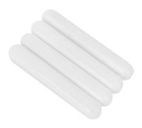 DECHOUS Ptfe Magnetic Stirrer Bar Mixer Stir Bar 4 Pcs with C Type Design Sturdy and Accurate Magnetic Stirring Rod, Simple and Delicate White for Laboratory Use for Scientific Research