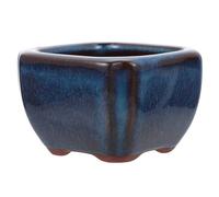 DECHOUS Purple Sand Succulent Plant Pot with Drainage Hole, Creative Chinese Style Mini Planter for Desktop Ornament, Suitable for Small Flowers and Cactus in Office