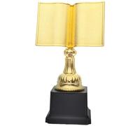DECHOUS Reading Competition Award Trophy Small Delicate Multifunctional Prize for Students and Families, Reading Match Trophy for Ceremony and Commemorative,