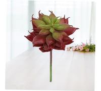 DECHOUS Realistic Artificial Cactus Plants Mini Fake Succulents Unpotted Reddish Plastic Succulent Decoration for Home/office