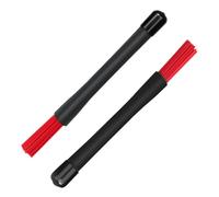 DECHOUS Red Drumstick for Drumset Percussion Instrument with Hardwood Material, 5A Jazz Drum Stick for Acoustic and Electric Drums, Suitable for Drummers and Band Performances